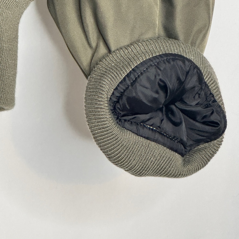 Vans Men's Olive Green Hooded Bomber Jacket - Picture 5 of 10
